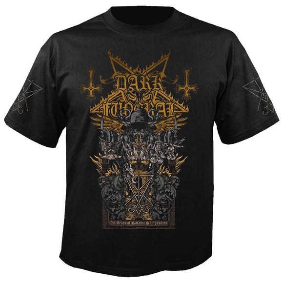 Dark Funeral - 25 years of Satanic Symphonies Camiseta - Metal Old Skull