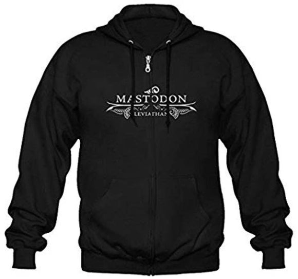 MASTODON - Leviathan Zip Hoodie - Metal Old Skull