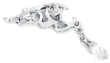 Wings of Eternity Pendientes - Metal Old Skull