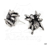 Black Widow Pendientes - Metal Old Skull