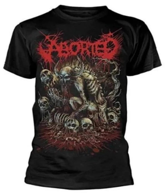 Aborted - God Machine Camiseta - Metal Old Skull