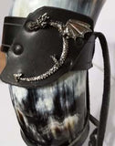 ESBERN HORNS PACK - 1000ml+Soporte Cuero - Metal Old Skull