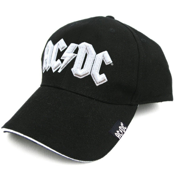 ACDC Logo White - Gorra - Metal Old Skull
