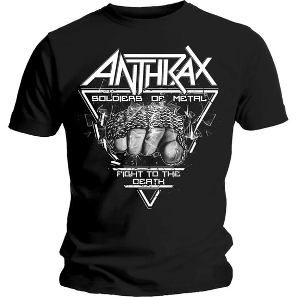 Antrax - Soldiers of Metal Camiseta - Metal Old Skull