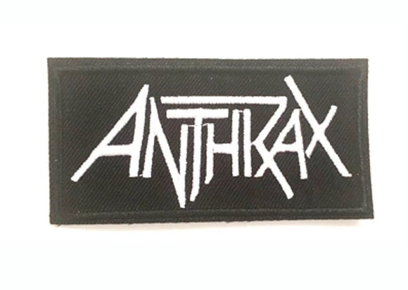 ANTRAX - Logo Bordado Parche - Metal Old Skull