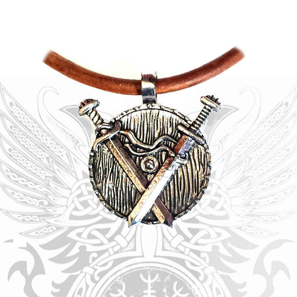 BERSERKER SHIELD - Colgante - Metal Old Skull