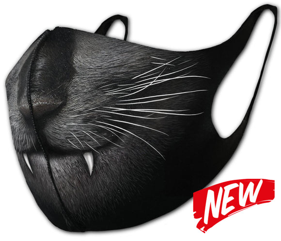 Cat Fangs Mask - Metal Old Skull