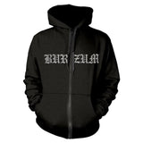 BURZUM- Aske Zip Hoodie - Metal Old Skull