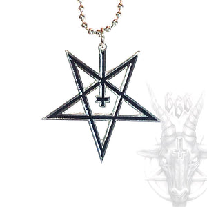 ASTAROTH PENTAGRAM - Colgante - Metal Old Skull