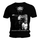 Darkthrone - A Blaze in The North  Sky Camiseta - Metal Old Skull