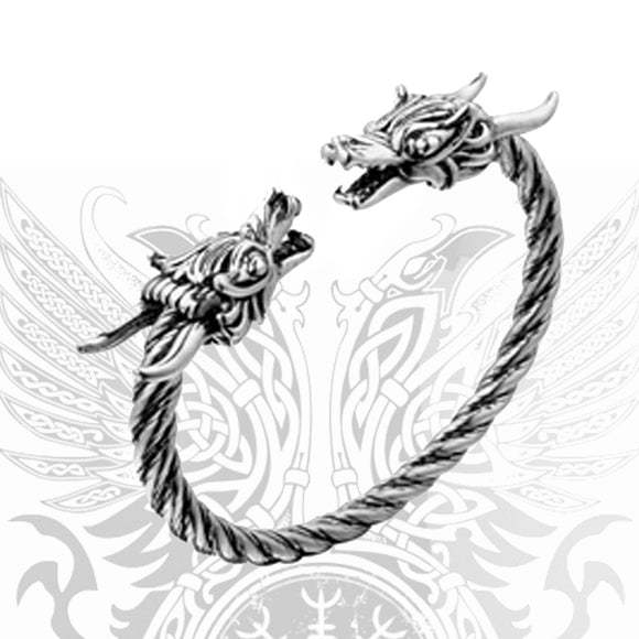 DRAGÓN BRAZALETE - Metal Old Skull