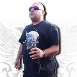 ESBERN HORNS PACK - 1000ml+Soporte Cuero - Metal Old Skull