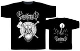 Ensiferum - Sword and Axe Camiseta - Metal Old Skull
