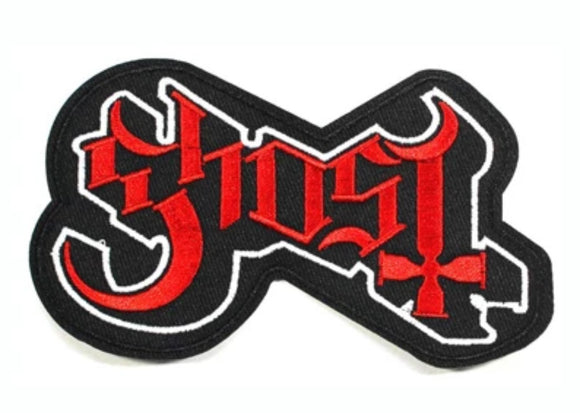 GHOST- Logo Bordado Parche - Metal Old Skull