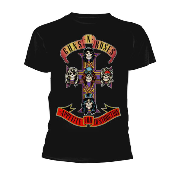 Gun's N Roses - Appetite for Destruction Camiseta - Metal Old Skull