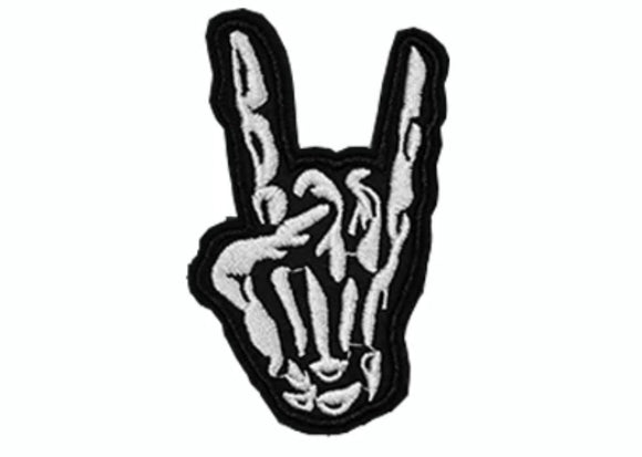 HEAVY METAL - Parche Bordado - Metal Old Skull