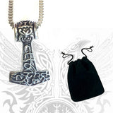 HUGIN-MUNIN HAMMER Colgante - Metal Old Skull