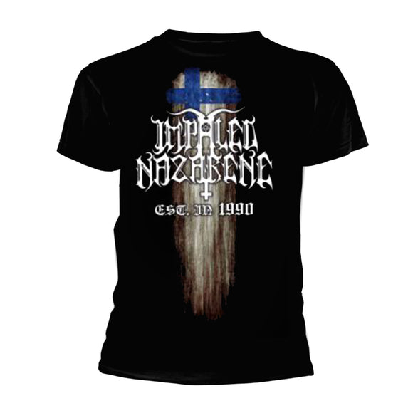 Impaled Nazarene- Suomi Finland Perkele Camiseta - Metal Old Skull