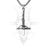 INVERTED CHRIST CROSS - Colgante - Metal Old Skull