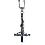 INVERTED CHRIST CROSS - Colgante - Metal Old Skull