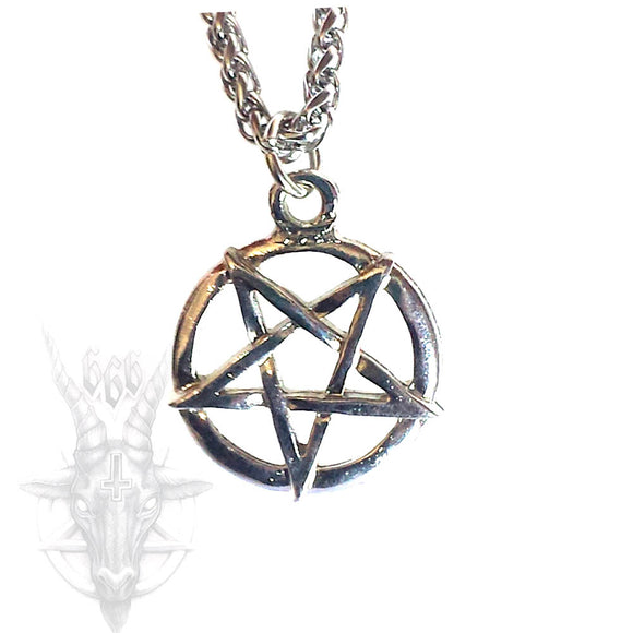 AZAZEL PENTAGRAM - Colgante - Metal Old Skull