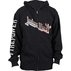 JUDAS PRIEST - Firepower Zip Hood - Metal Old Skull