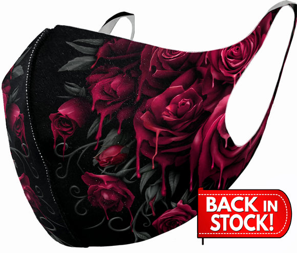Blood Rose's Mask - Metal Old Skull