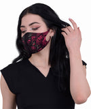 Blood Rose's Mask - Metal Old Skull