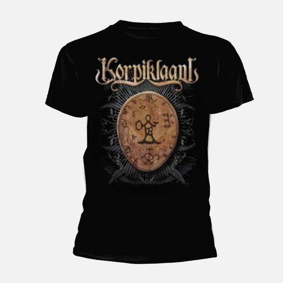 Korpiklaani - Shaman Drum Camiseta - Metal Old Skull