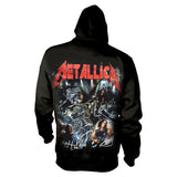 METALLICA - And Justice For All Band Zip Hoodie - Metal Old Skull