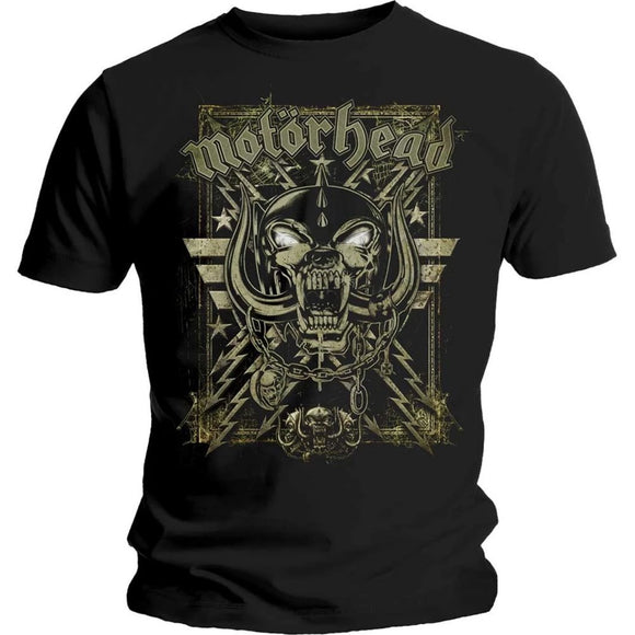 Motorhead - Spider Webbed Camiseta - Metal Old Skull