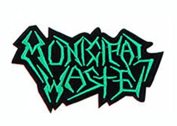 MUNICIPAL WASTE - Logo Parche Bordado - Metal Old Skull
