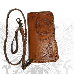 Metal Old Skull Cartera - Metal Old Skull
