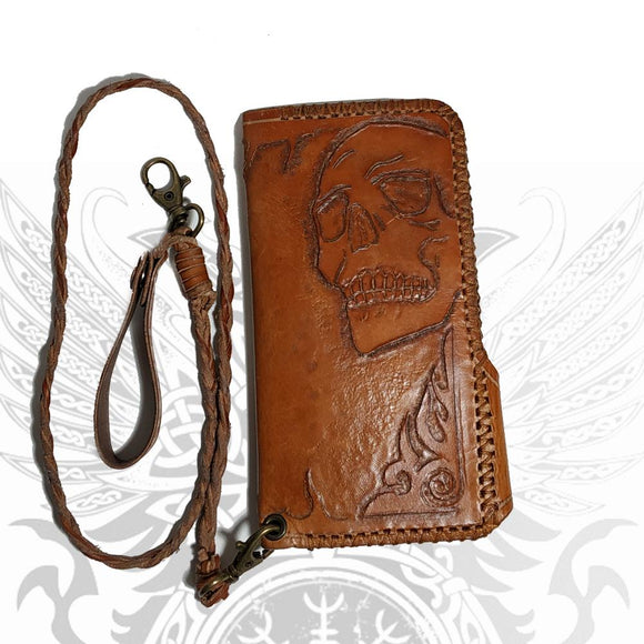 Metal Old Skull Cartera - Metal Old Skull