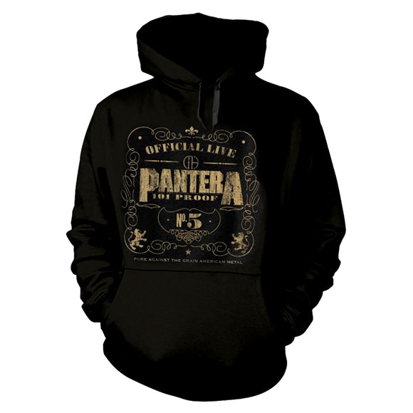 PANTERA - 101 Proof Hoodie - Metal Old Skull