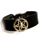 Muñequera Steel Pentagram - Metal Old Skull