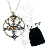 SATANAIL PENTAGRAM - Colgante - Metal Old Skull
