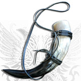 ESBERN HORNS PACK - 1000ml+Soporte Cuero - Metal Old Skull