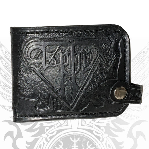 Asphyx Cartera - Muestra de trabajo personalizado - Metal Old Skull