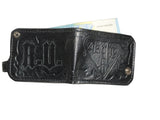 Asphyx Cartera - Muestra de trabajo personalizado - Metal Old Skull