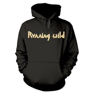 RUNNING WILD - Under Jolly Roger Hoodie - Metal Old Skull