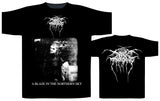 Darkthrone - A Blaze in The North  Sky Camiseta - Metal Old Skull