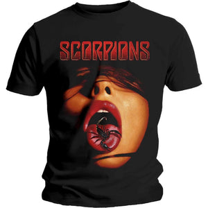 Scorpions - Tongue Camiseta - Metal Old Skull