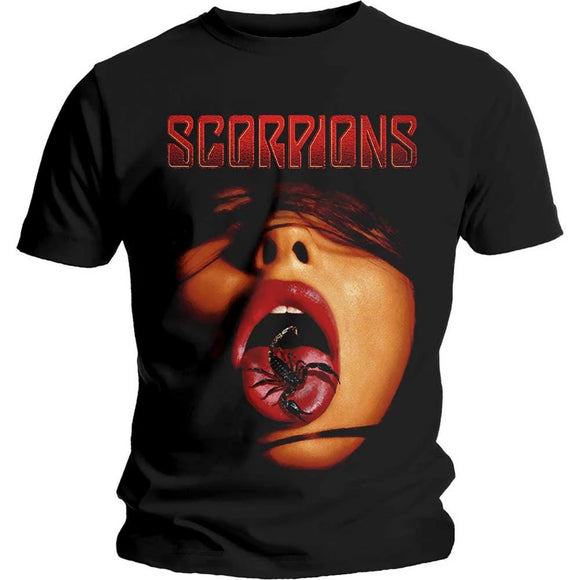 Scorpions - Tongue Camiseta - Metal Old Skull