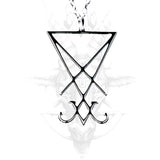 LUCIFER SELLO - Colgante - Metal Old Skull