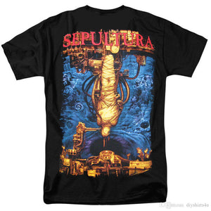 Sepultura - Chaos A.D. Camiseta - Metal Old Skull