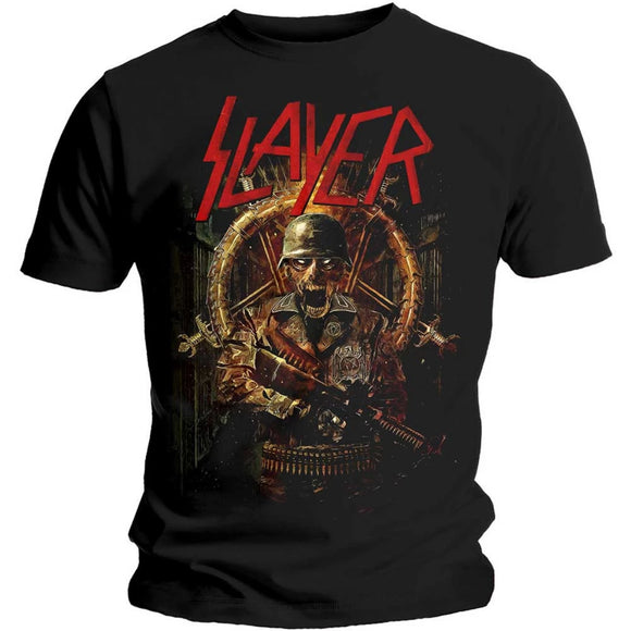 SLAYER - Hard Cover Camiseta - Metal Old Skull