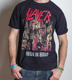 SLAYER -Raining Blood Camiseta - Metal Old Skull