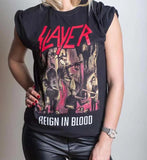 SLAYER -Raining Blood Camiseta - Metal Old Skull