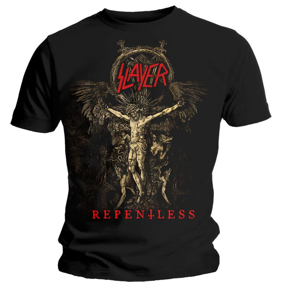 SLAYER - Repentless Cruciform Camiseta - Metal Old Skull